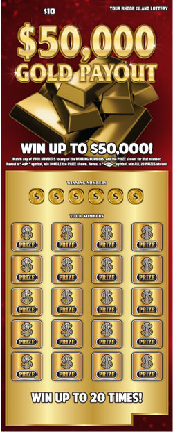 $50,000 GOLD PAYOUT