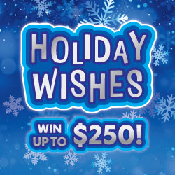 HOLIDAY WISHES 1 instant game from Rhode Island Lottery