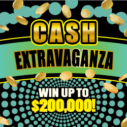 CASH EXTRAVAGANZA instant game from Rhode Island Lottery