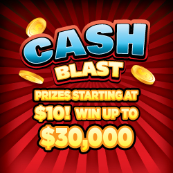 CASH BLAST instant game from Rhode Island Lottery