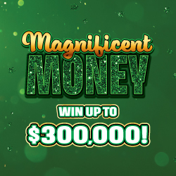 MAGNIFICENT MONEY instant game from Rhode Island Lottery