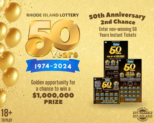 Rhode Island Lottery Second Chance Promotion