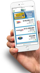 The lottery launches its first official mobile app allowing players to scan tickets from their phone to find out if they've won or not
