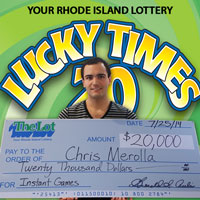 Rhode Island Lottery Winner