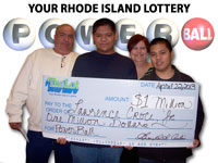 Rhode Island Lottery Winner