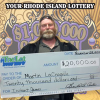 Rhode Island Lottery Winner