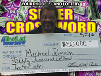 Rhode Island Lottery Winner